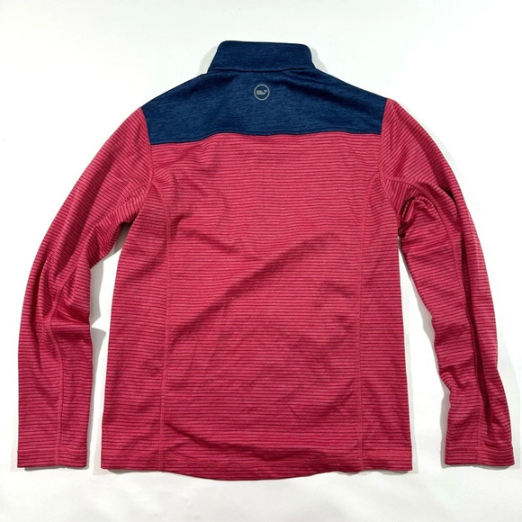 Vineyard Vines Stripe Sankaty 1/2 Zip Pullover Shirt Mens - Picture 2 of 9